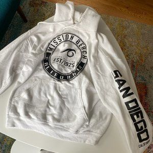 White California Surf Hoodie